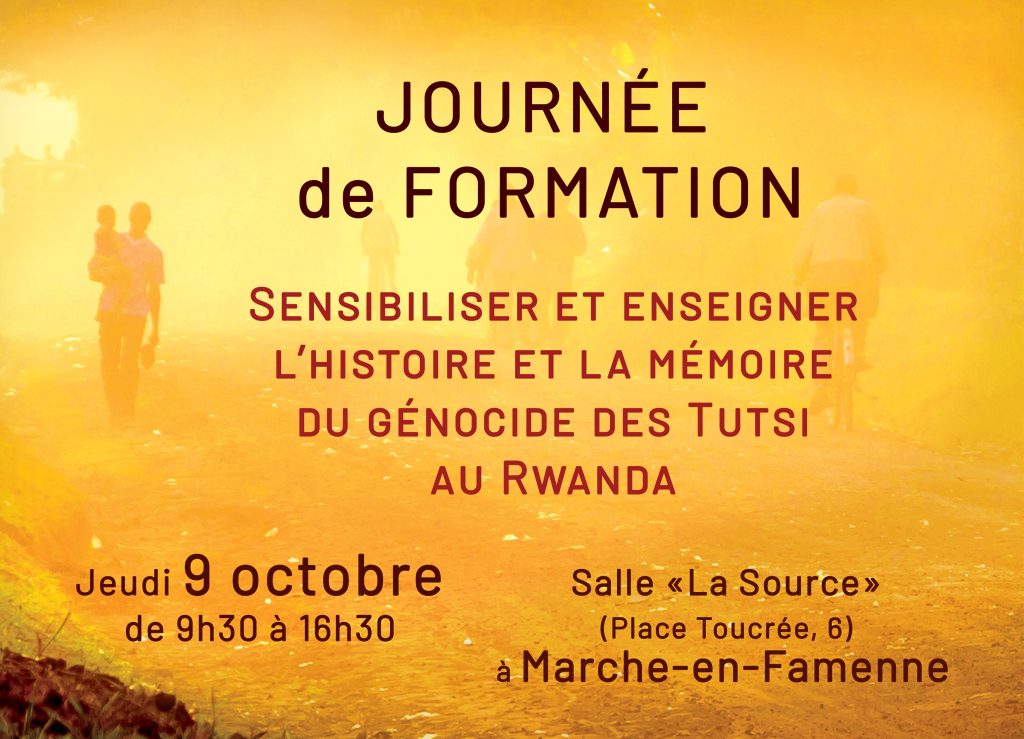 CiMéDé : Journée de formation : sensibiliser et enseigner l'histoire et la mémoire du génocide des Tutsi au Rwanda