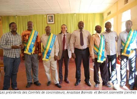 Janvier 2014 – Rwanda : Lancement officiel de la distribution des kits d’outils aux Comités de conciliateurs